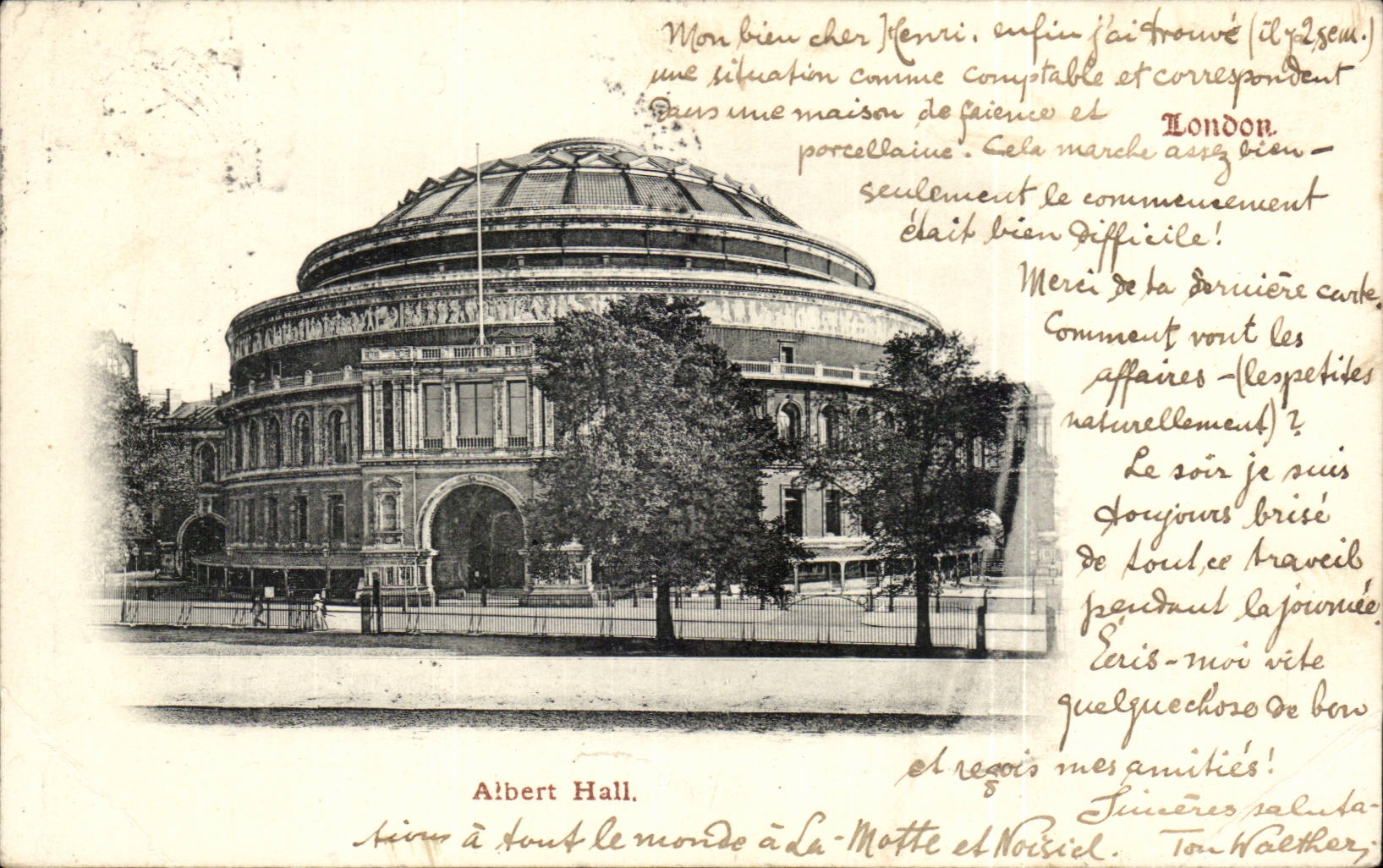 England - England - London - Albert Hall - CPA