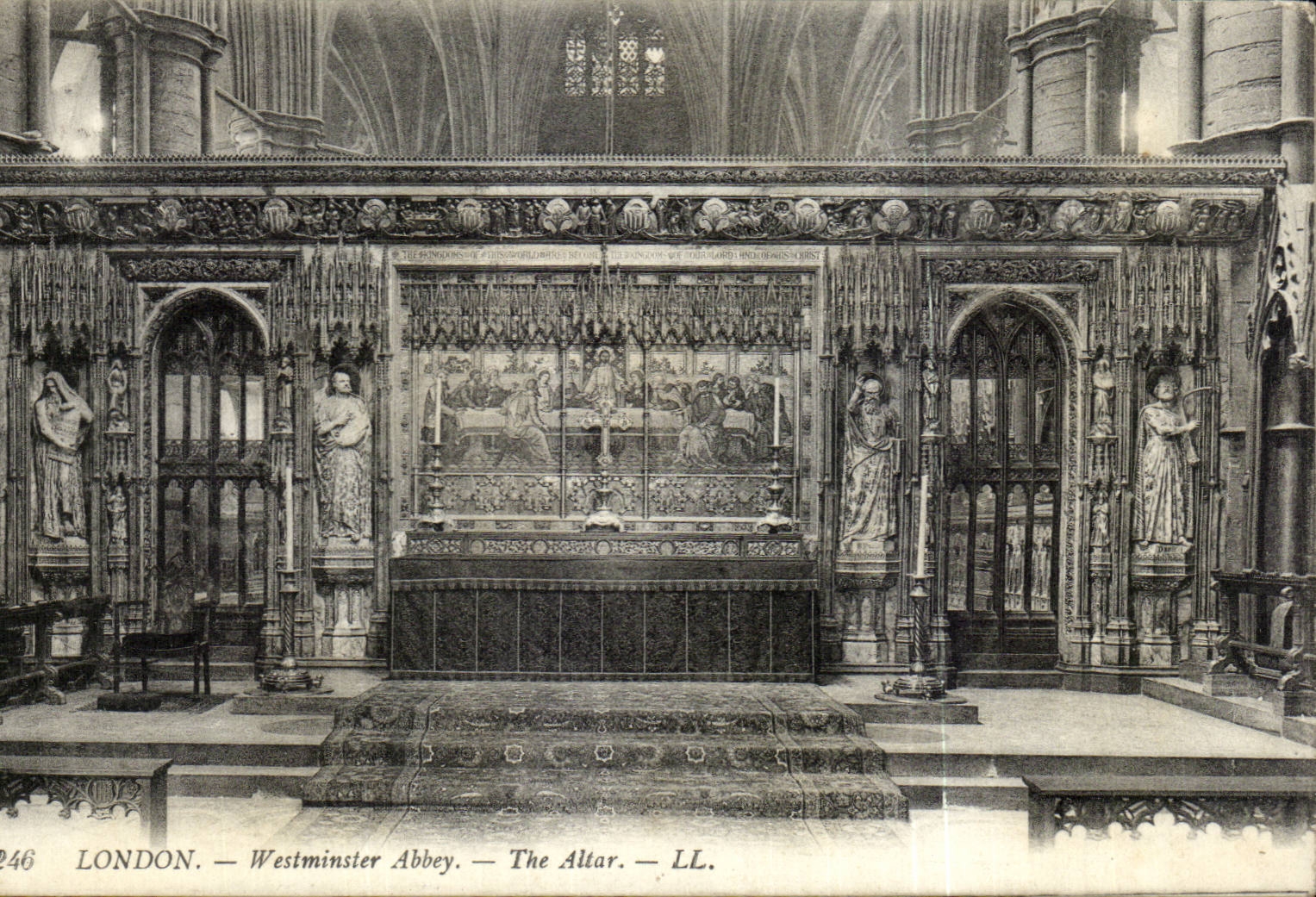 England - England - London - Westminster Abbey - The Altar- CPA