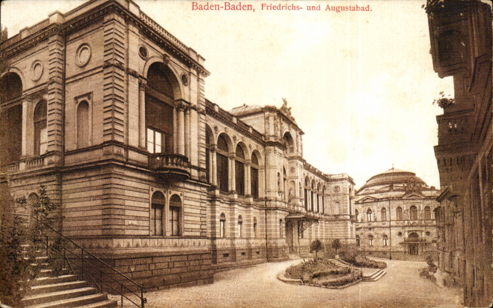 Germany - Deutschland - Baden Baden - Friedrichs und Augustabad - CPA