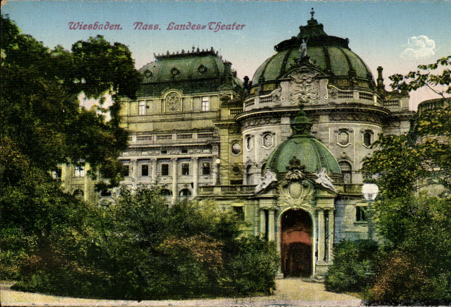 Germany - Deutschland - Wiesbaden - Moors Theater CPA