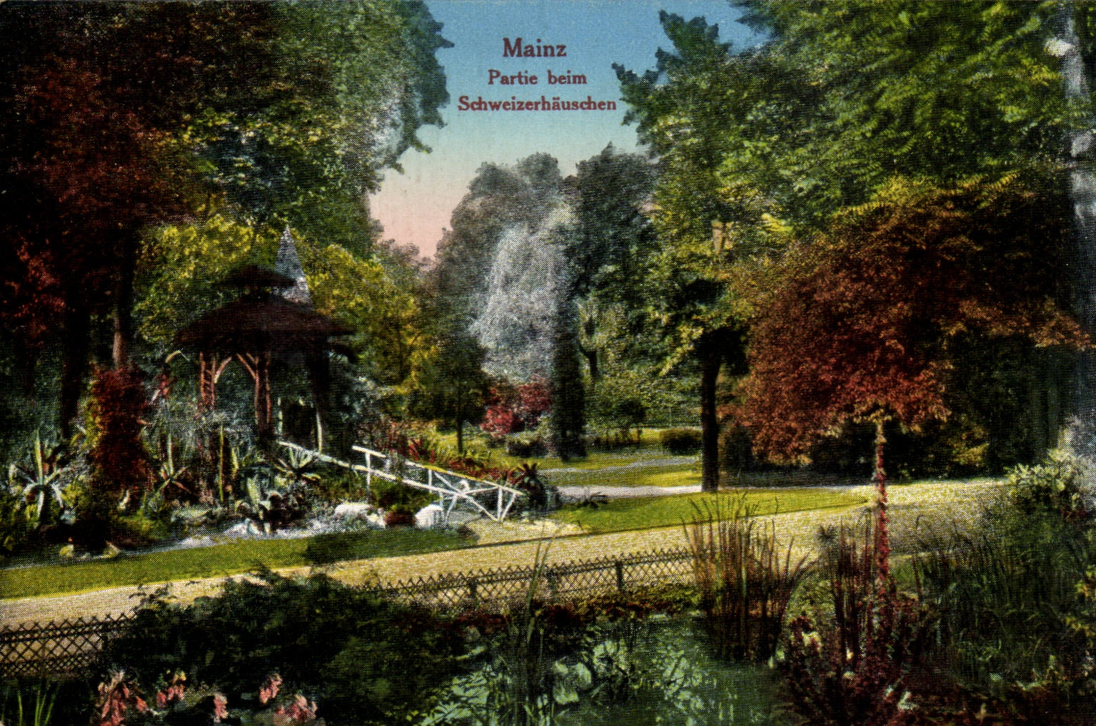 Germany - Deutschland - Mainz - Part beim Schweizerhaeusen - CPA