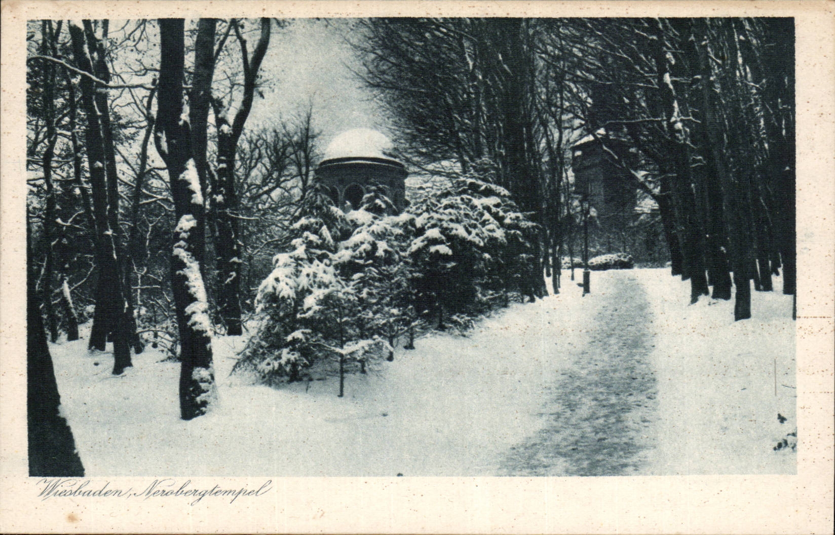 Germany - Deutschland - Wiesbaden in Winter - CPA