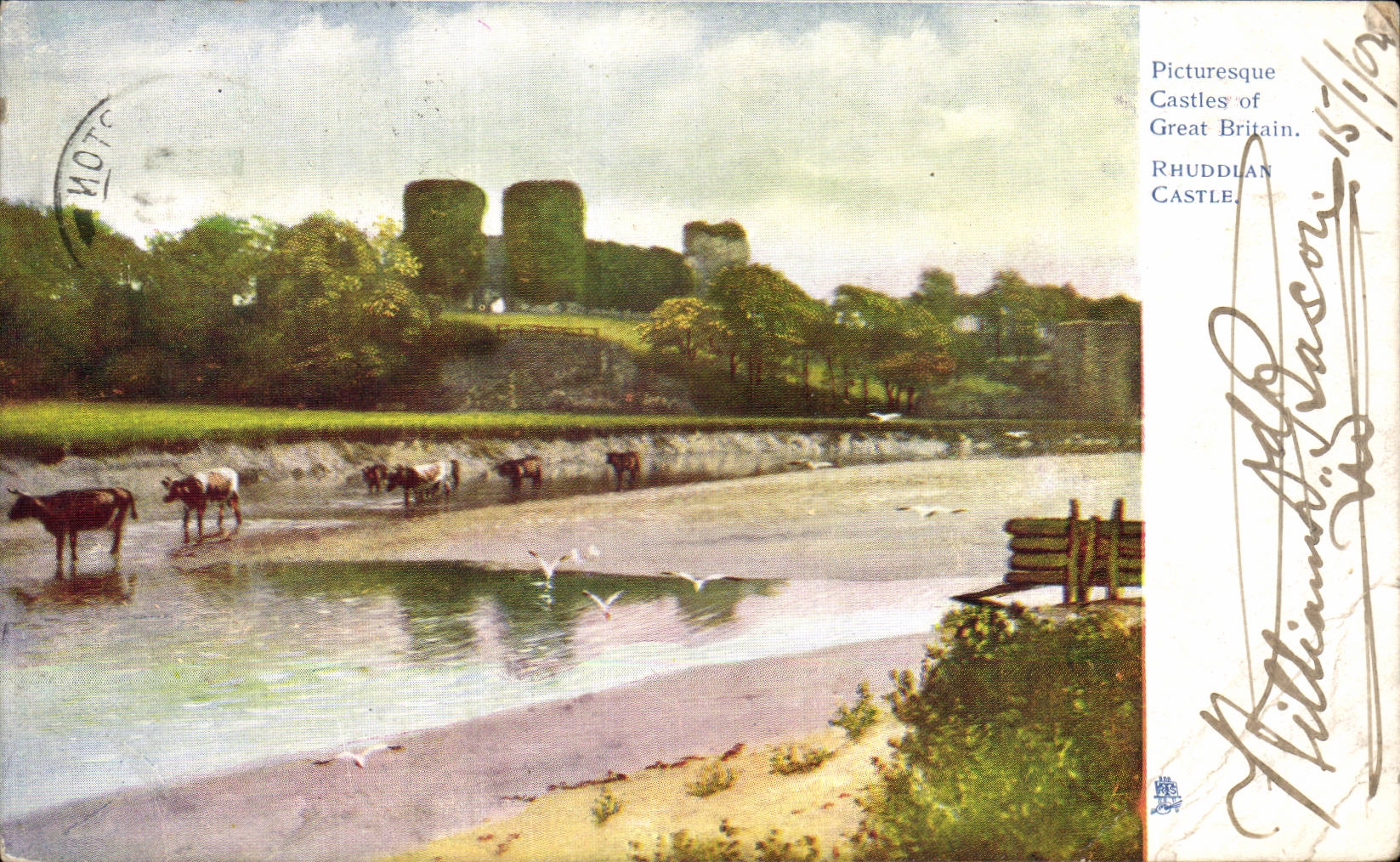 Angleterre - England - Picturesque Castles of Britain - Rhuddlan Castle - CPA