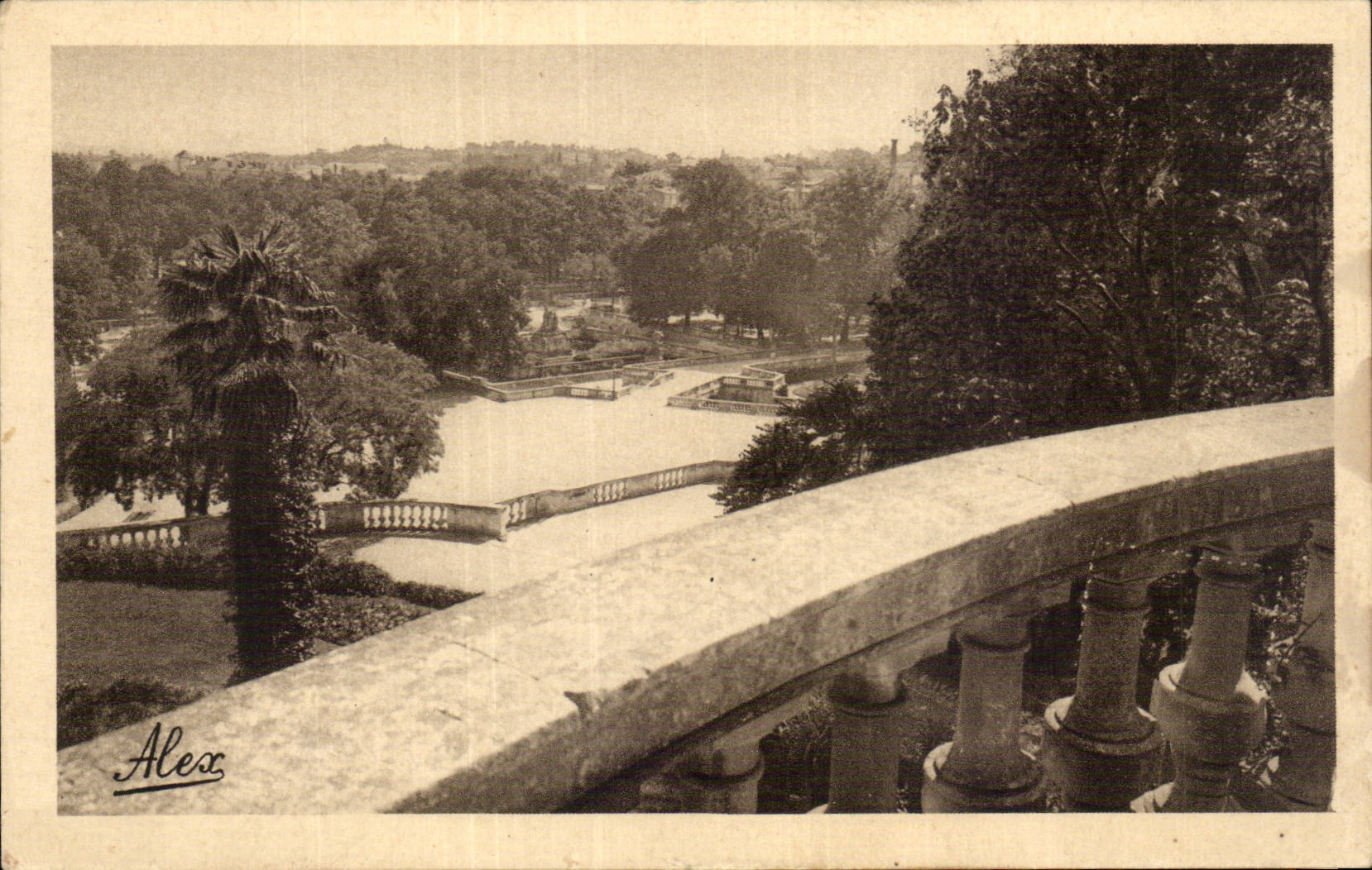 Nimes - Garten des Brunnens - Alex CPA