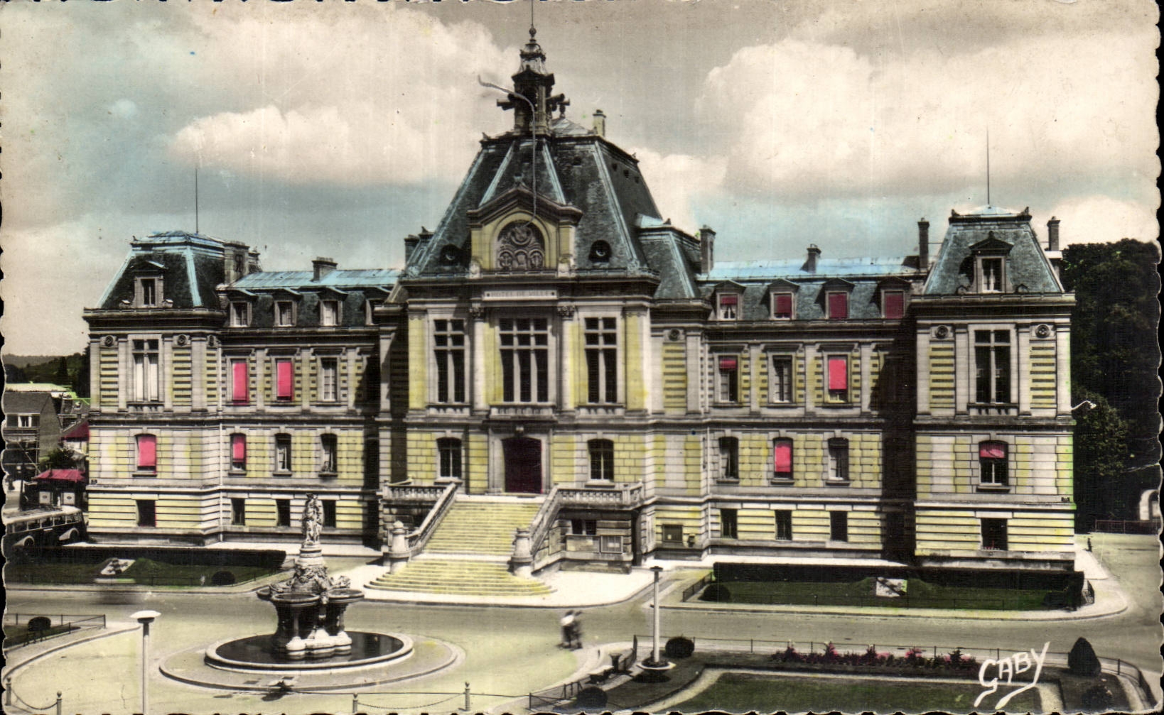 CPSM Evreux the town hall Places General de Gaulle