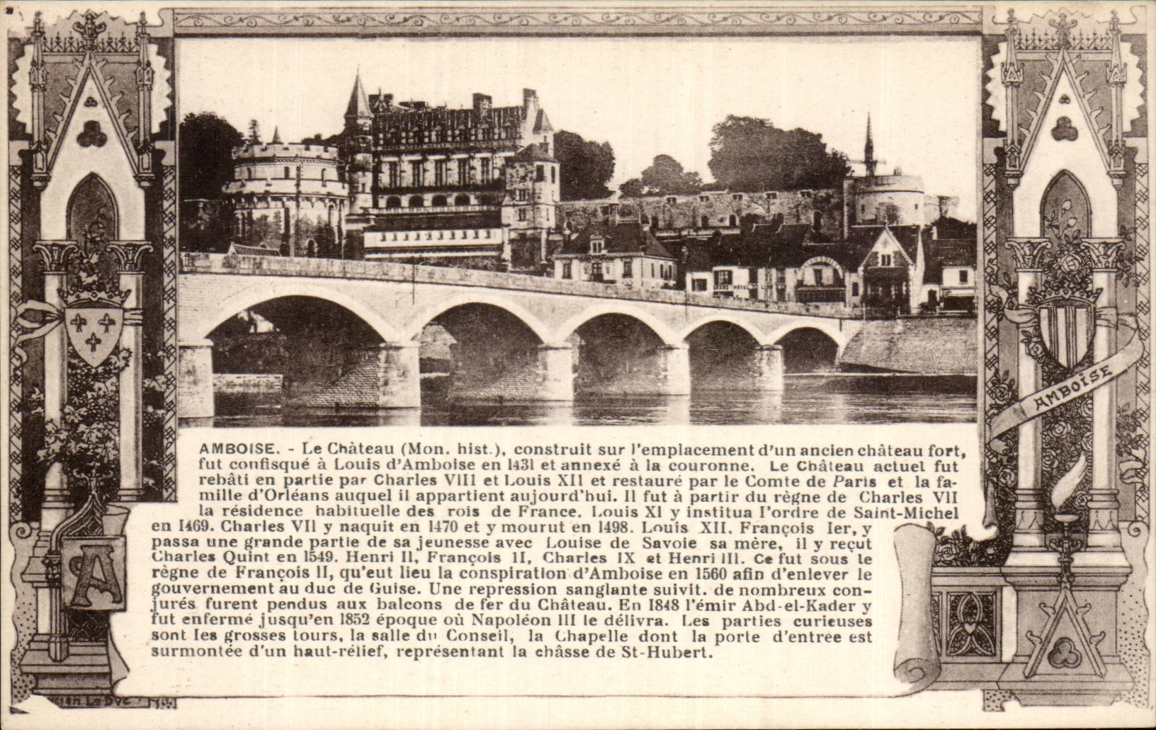 CPA Chateau d' Amboise