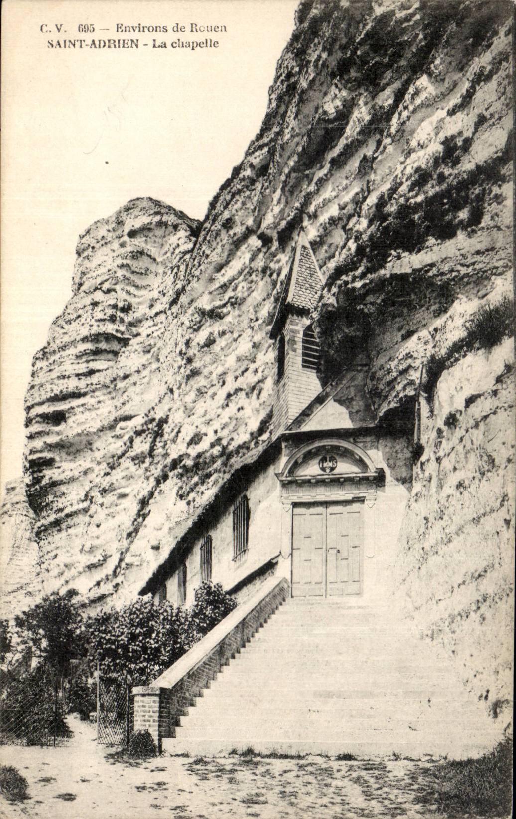 CPA Surroundings of Rouen Saint Adrien the vault