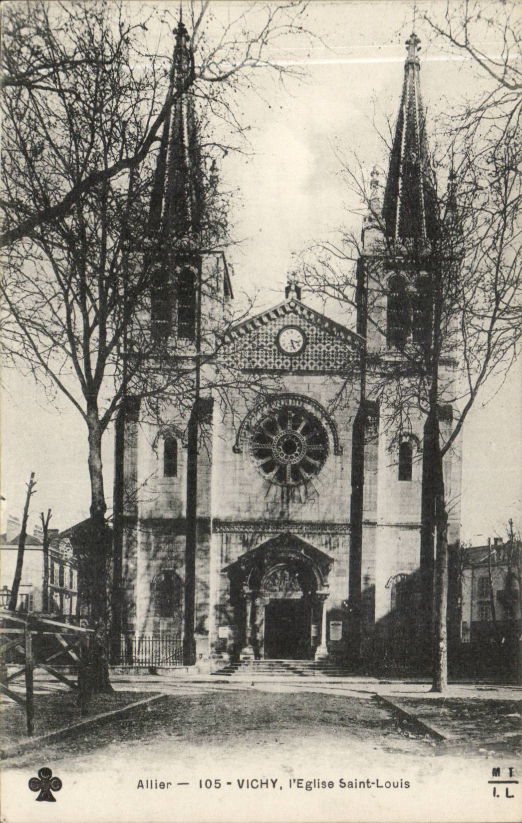 Vichy - L'Eglise Saint Louis - CPA 