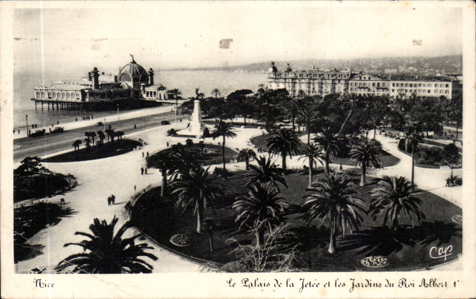 Nice - Palate of the Pier and the Gardens of the King Albert I - CPA