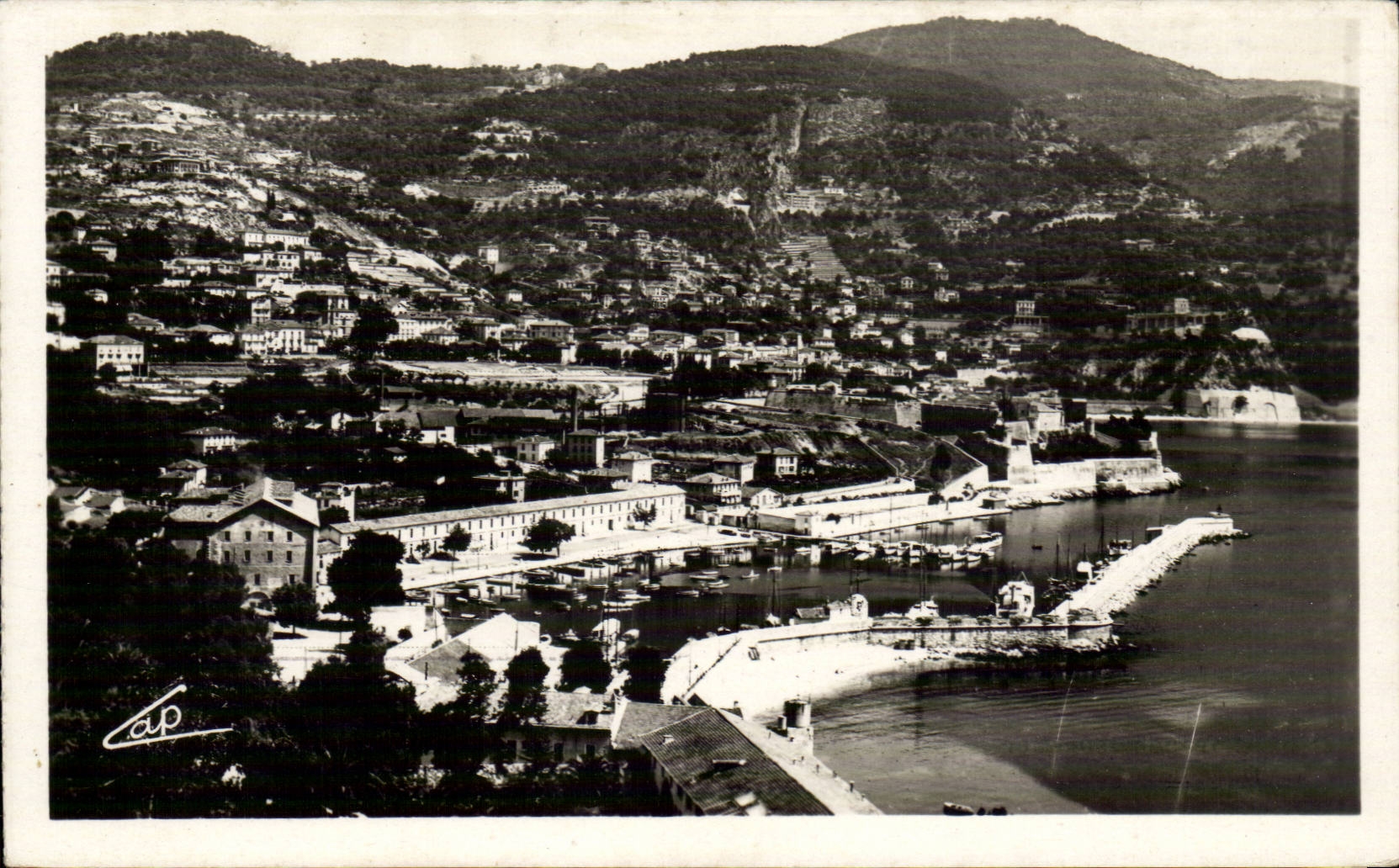 Villefranche on sea CPA the Wet dock View