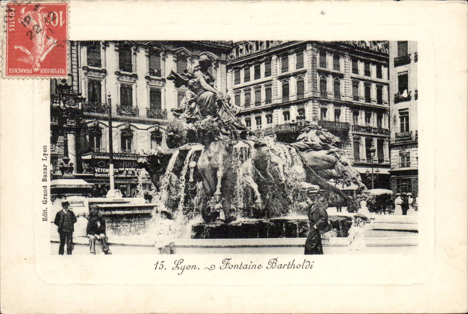 Lyon CPA Bartholdi Fountain