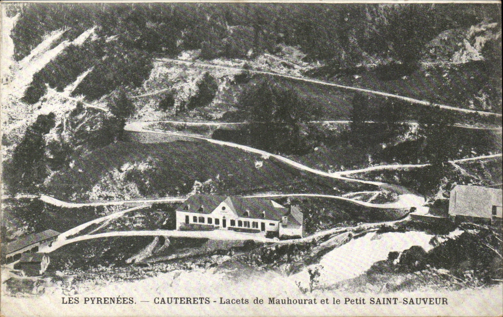 CPA CAuterets Spitzee von Mauhourat und von kleinen Saint Retter