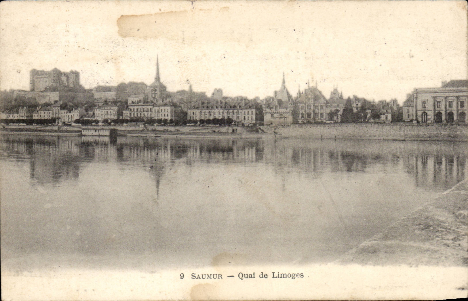 CPA Saumur Quay of Limoges