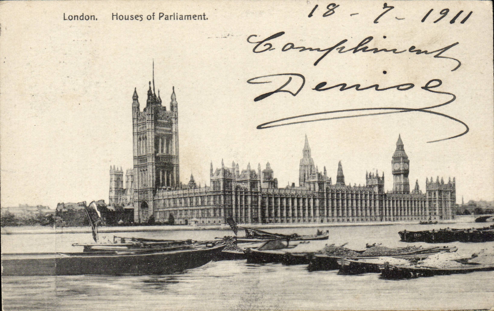 England - England - London - Houses off Parliment - CPA