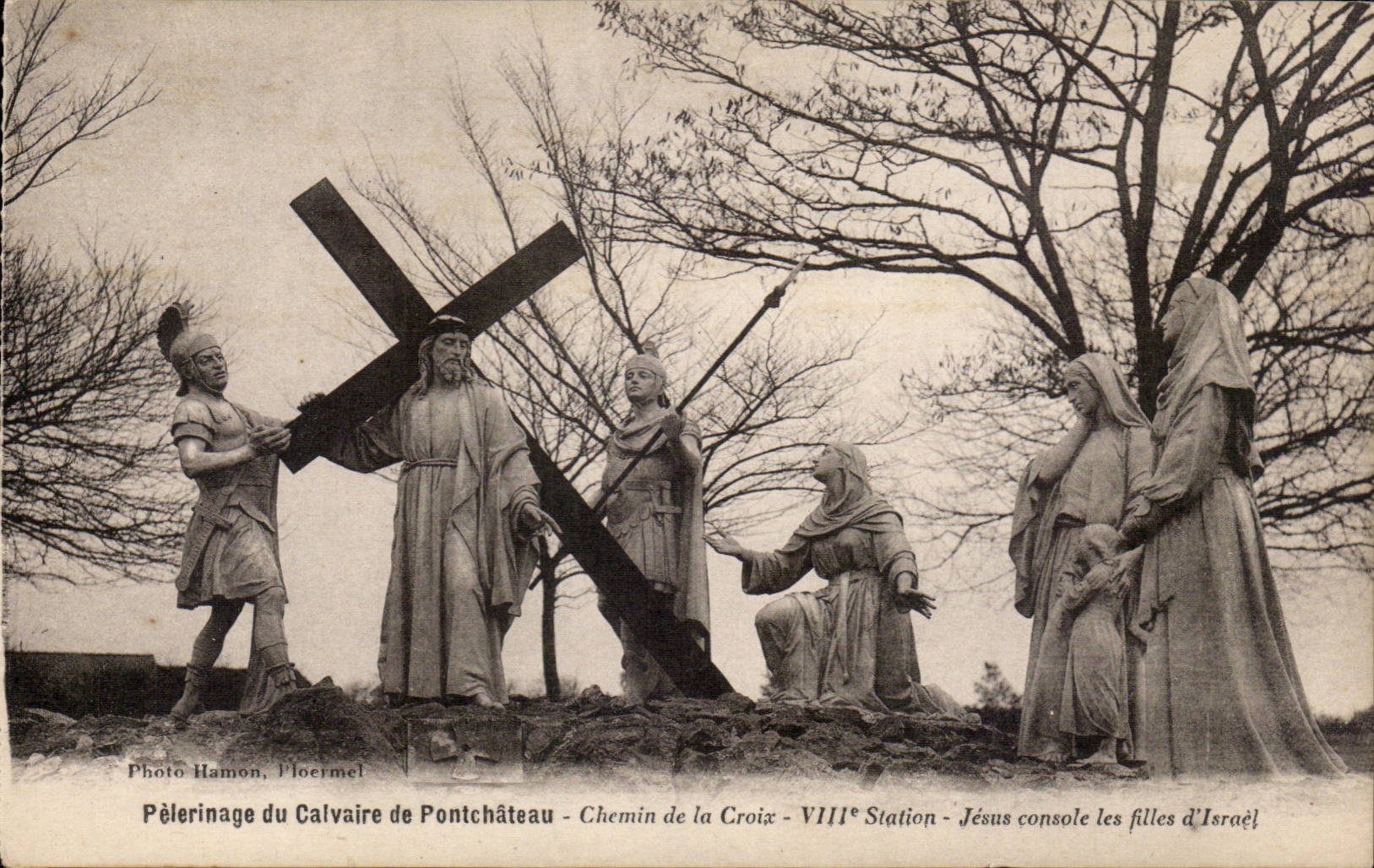Pontchateau - Pilgrimage of the Martyrdom - Way of the Cross - VIII Station - CPA