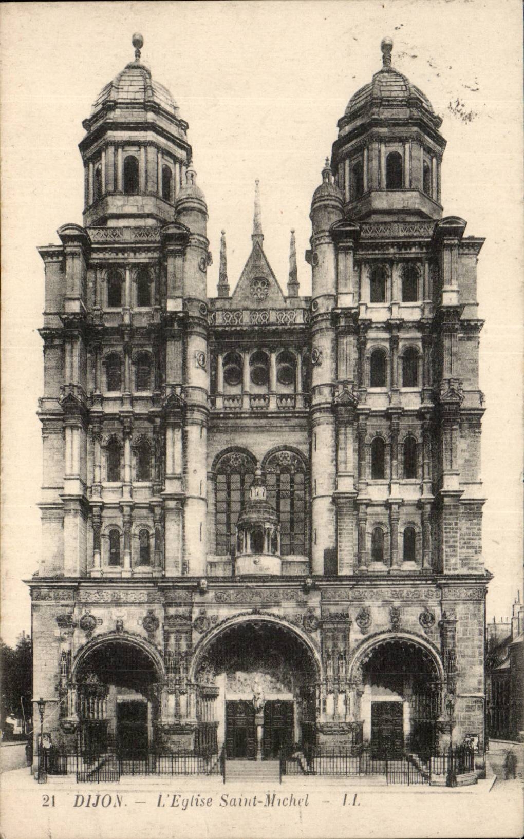 Dijon - das Kirche-Saint Michel - CPA