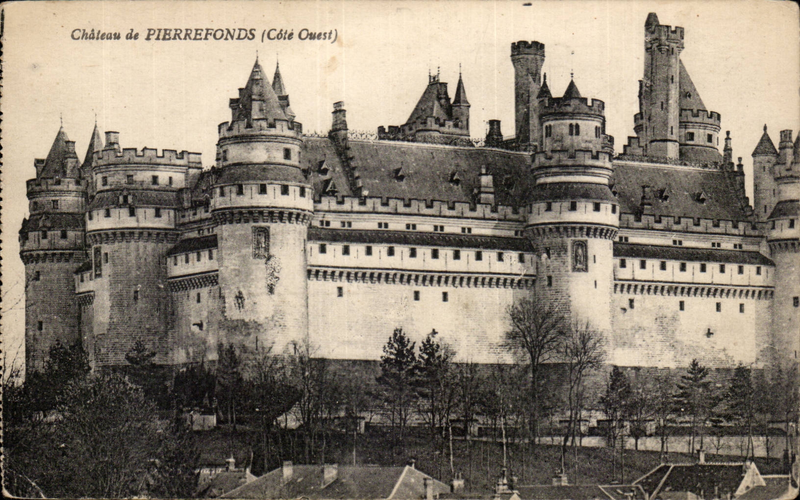 Pierrefonds - das Schloss - CPA