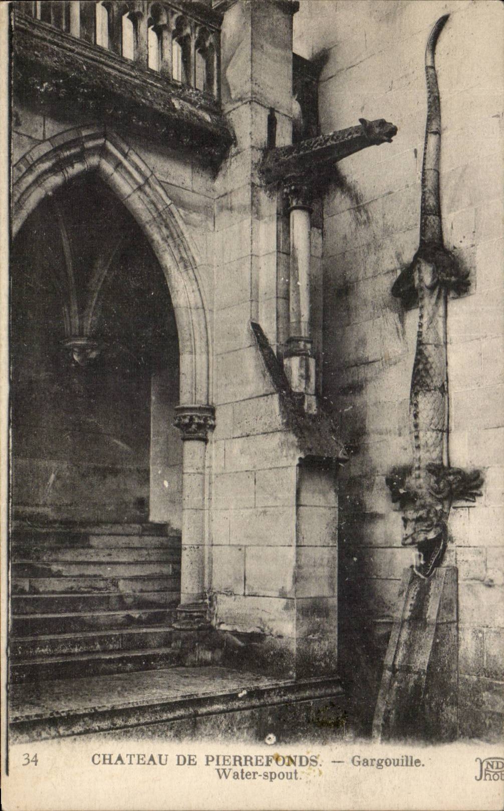 Pierrefonds - das Schloss - Abgashauptleitung - CPA