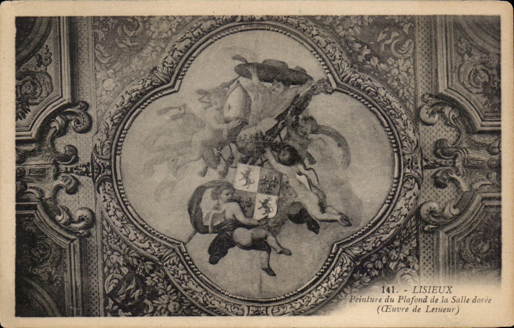 Lisieux - Bugelscharnier der Decke des Raumes golden - CPA