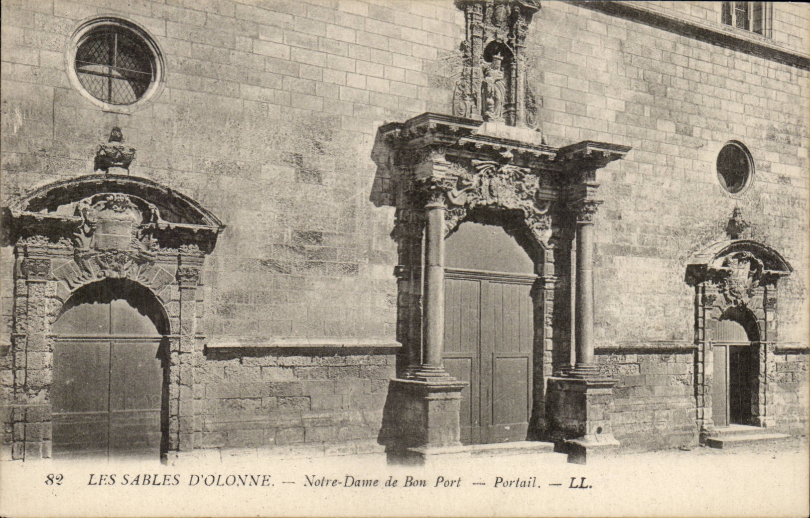 Sables d'Olonne - unsere Dame des guten Hafens - CPA