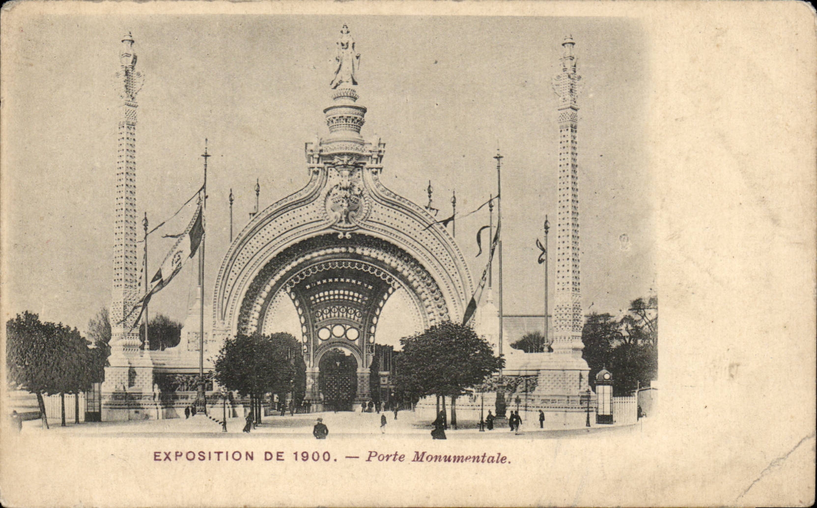 Paris - Exposition 1900 - Porte Monumentale - CPA 