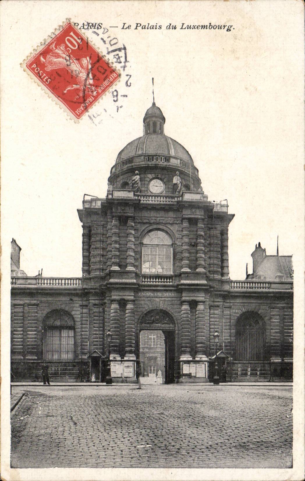 Paris - 6 - the Palate of Luxembourg - CPA