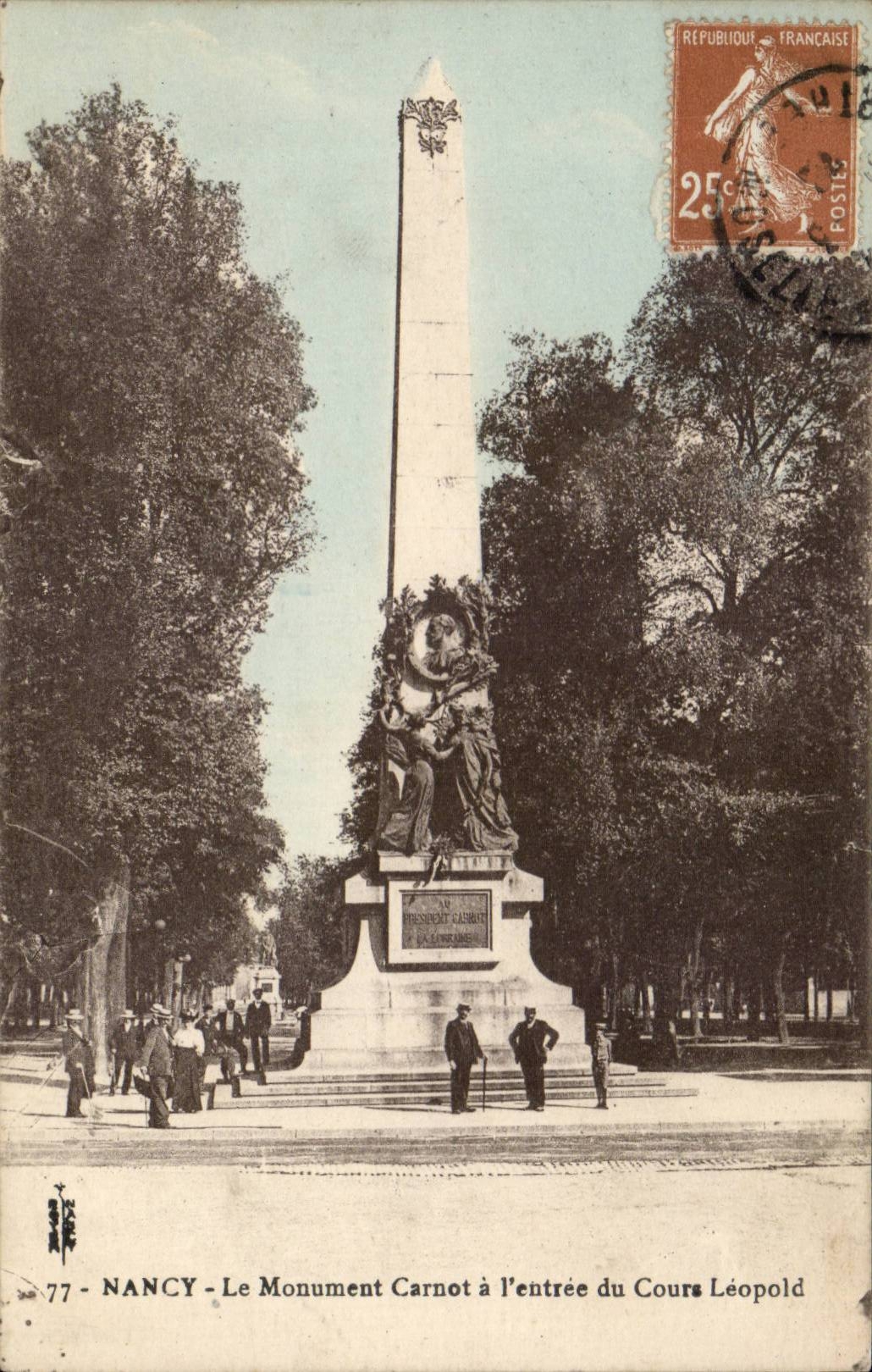Paris - 12 - Le Monument Carnot - CPA