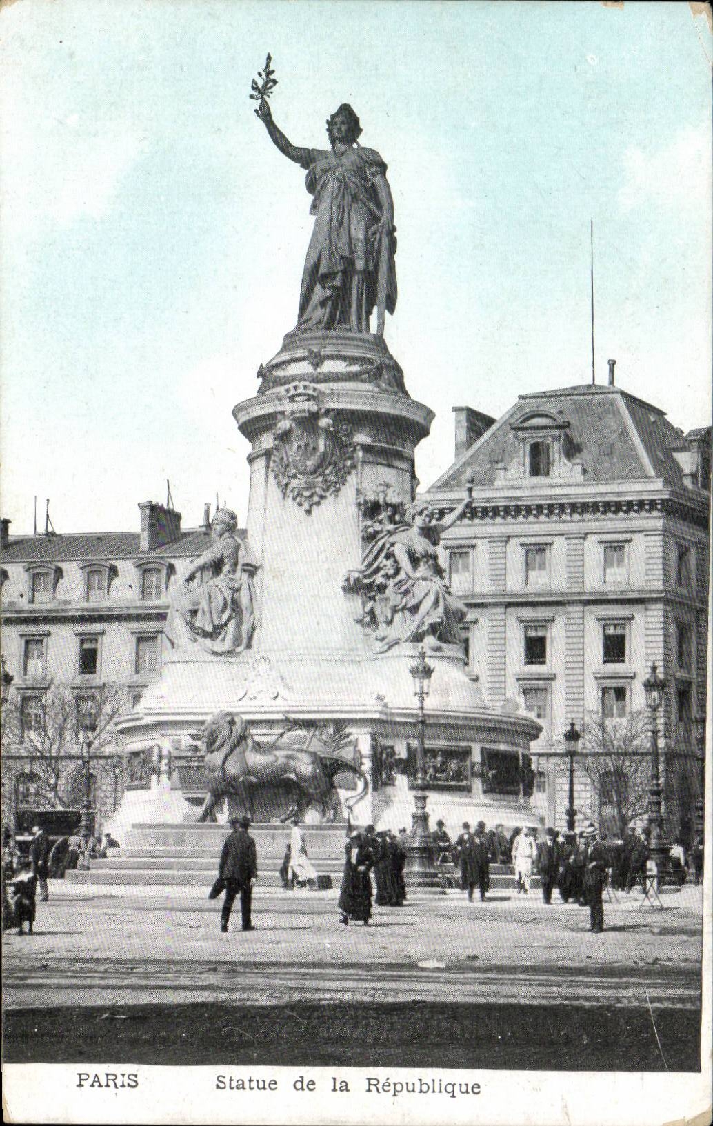 Paris - 10 - Statue of the Republic - CPA - CPA