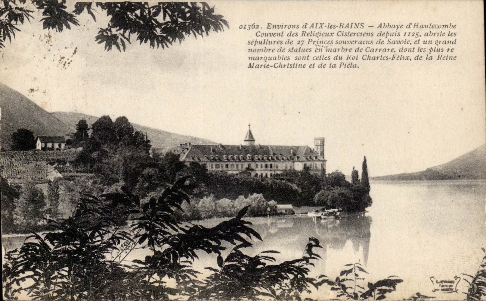 Aix les Bains - Abbey of Hautecombe - CPA
