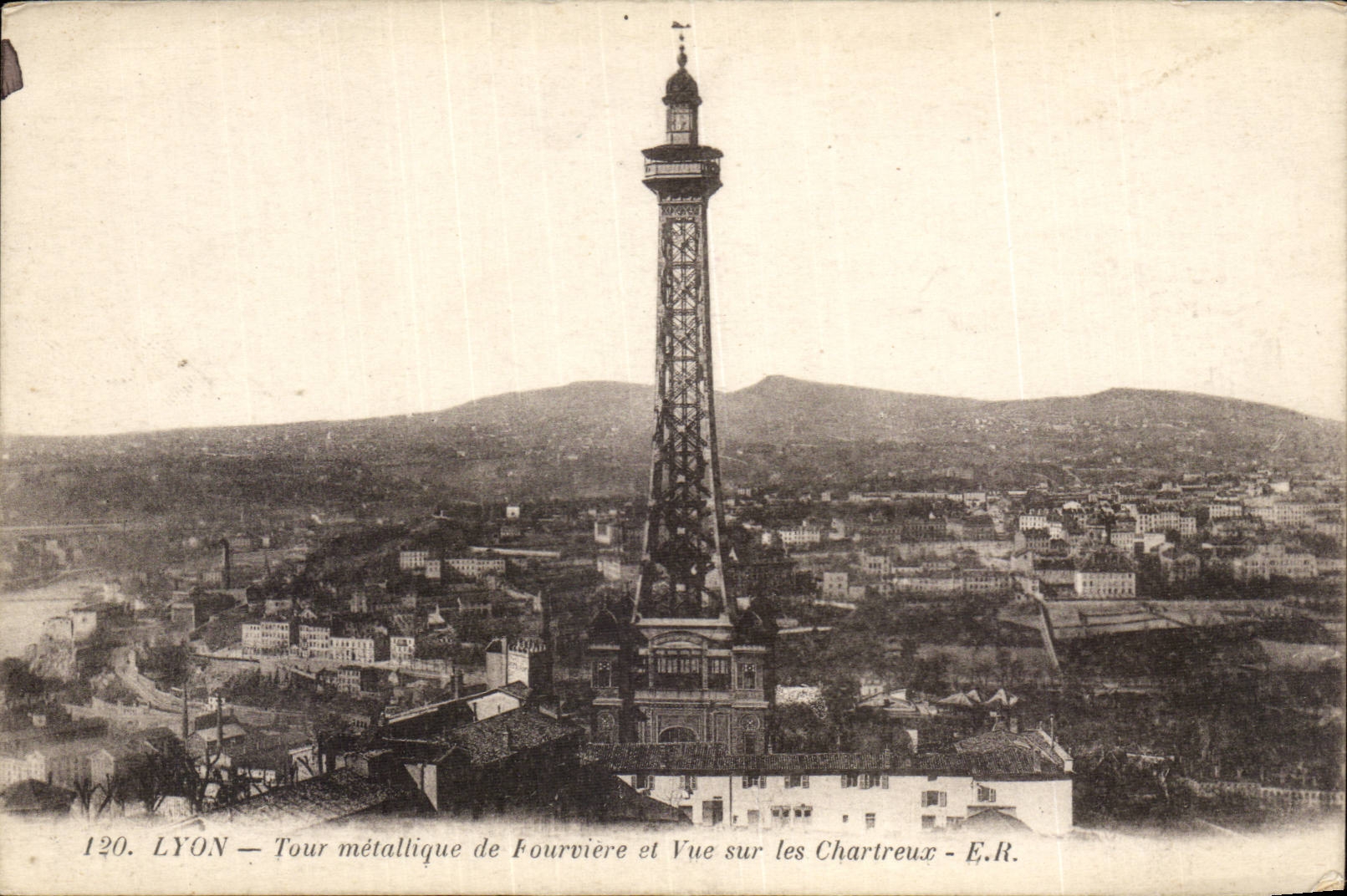 Lyon - Metallumdrehung von Fourviere - CPA