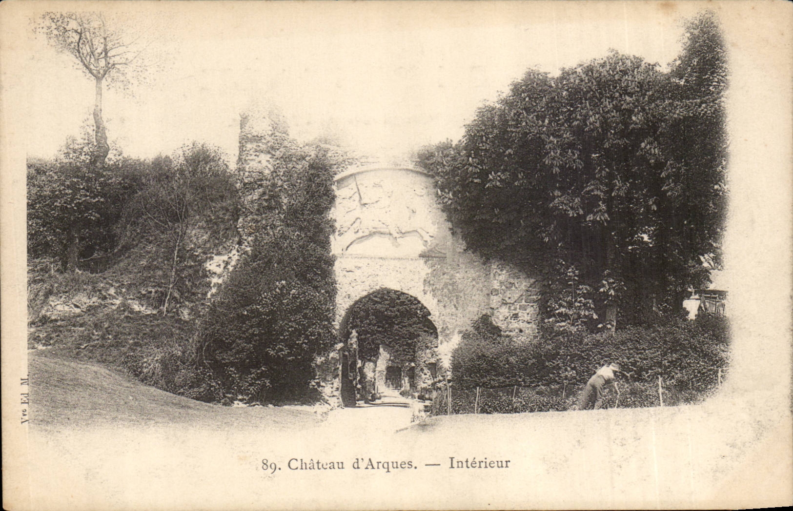 Schloss des Bogens - Innenraum - CPA