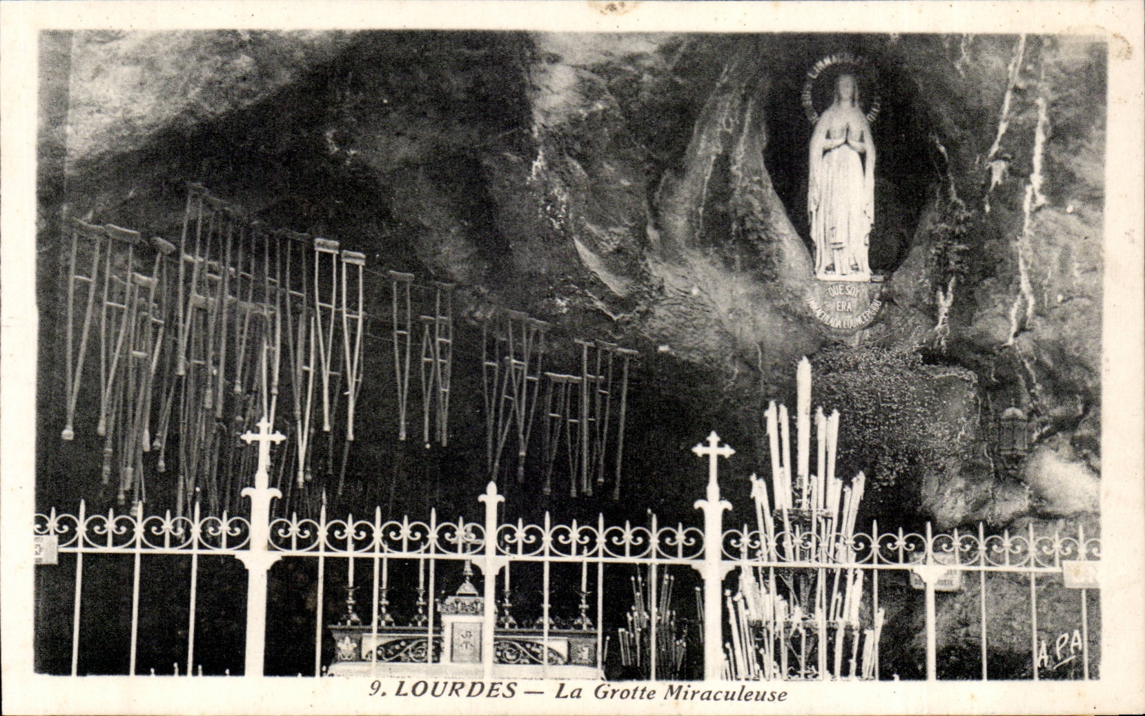 Lourdes - the Miraculous Cave - CPA