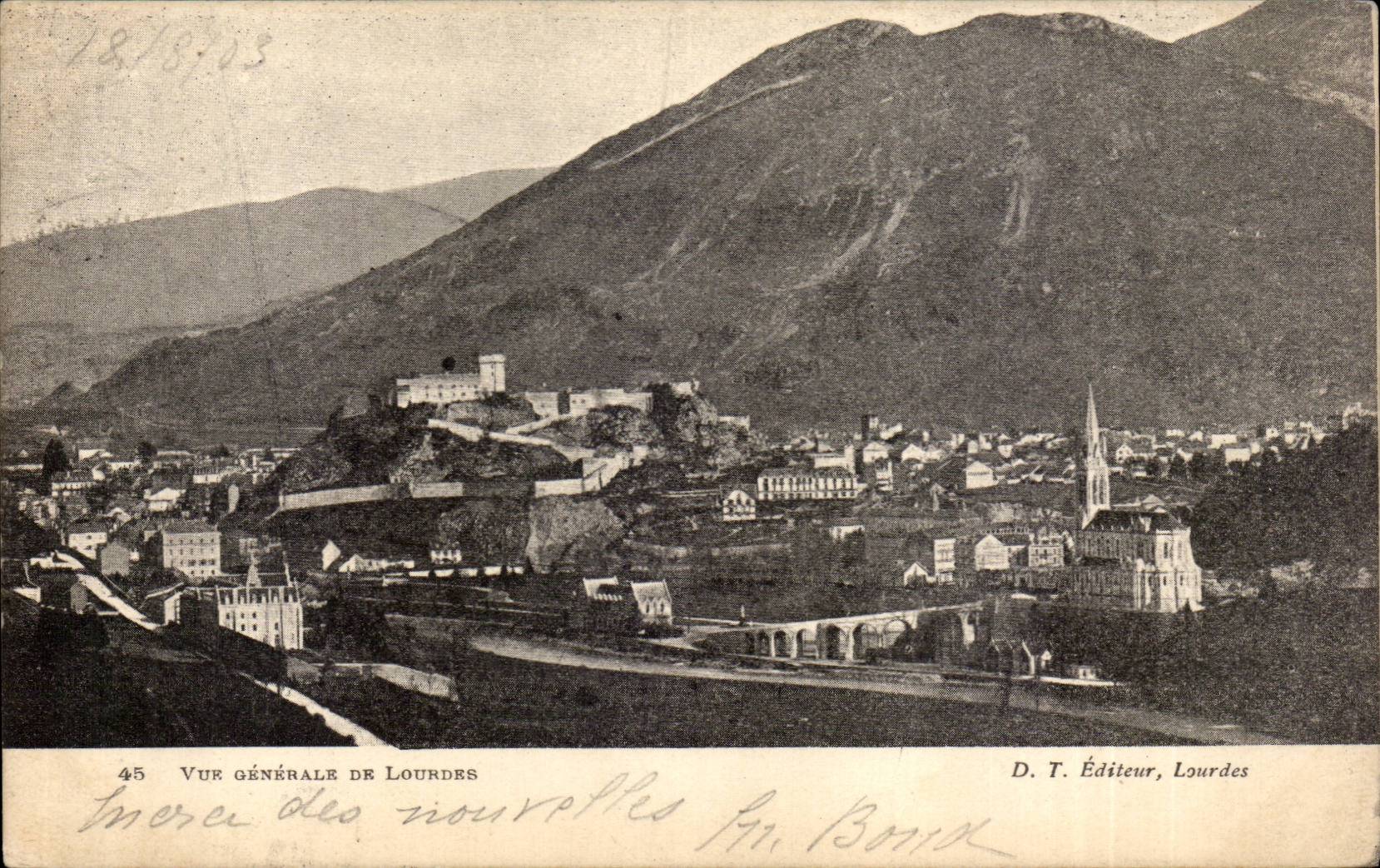 Lourdes - View of Lourdes - CPA