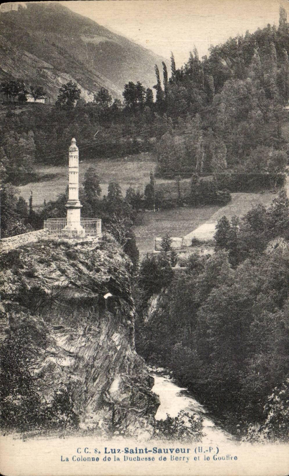 Luz Saint Savor - the Column of the Duchess of Berry - CPA