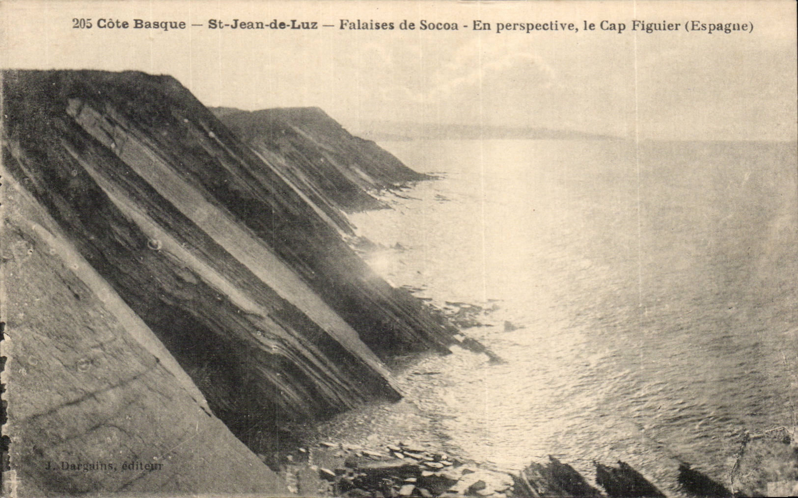 Saint Jean de Luz - Falaises de Socoa - CPA