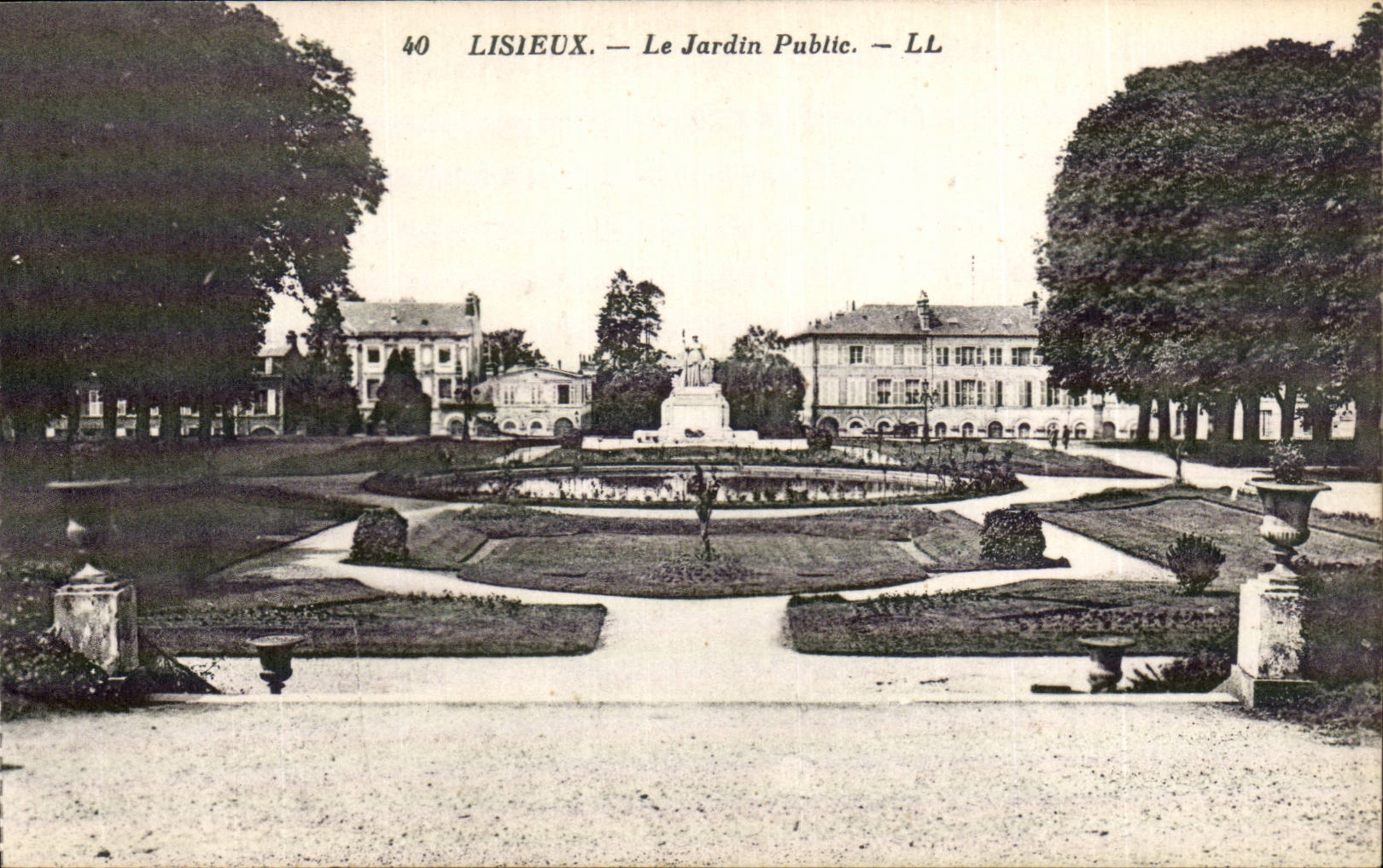CPA Lisieux der allgemeine Garten