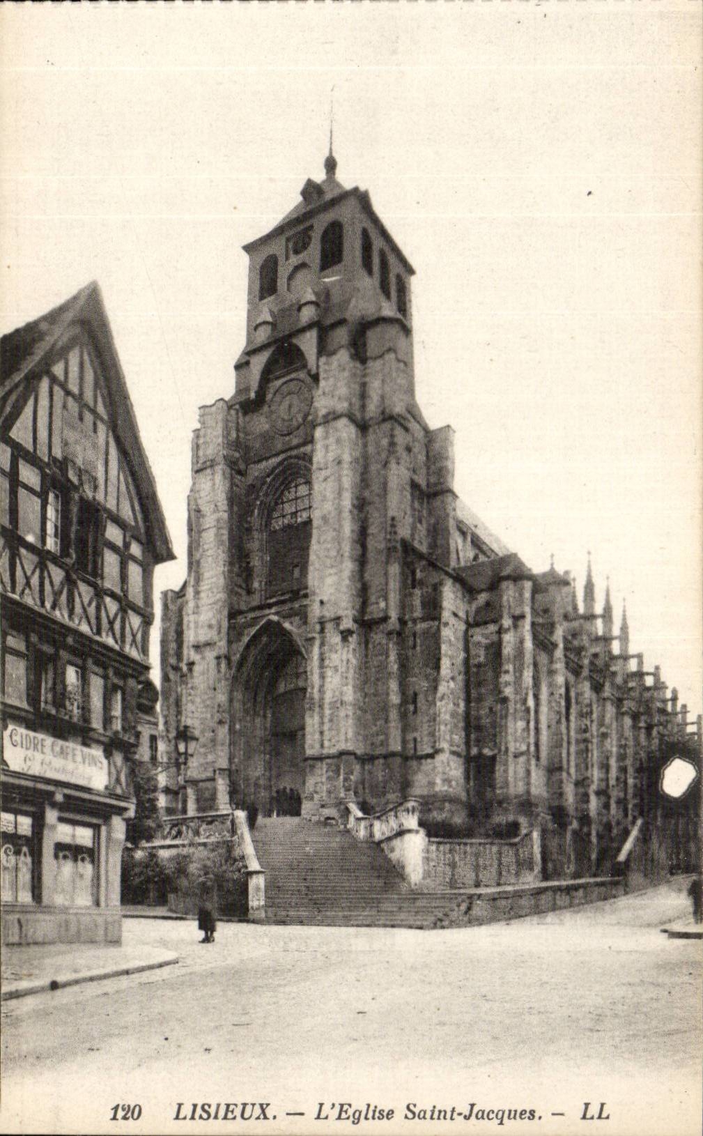 CPA Lisieux Kirche Saint Jacques