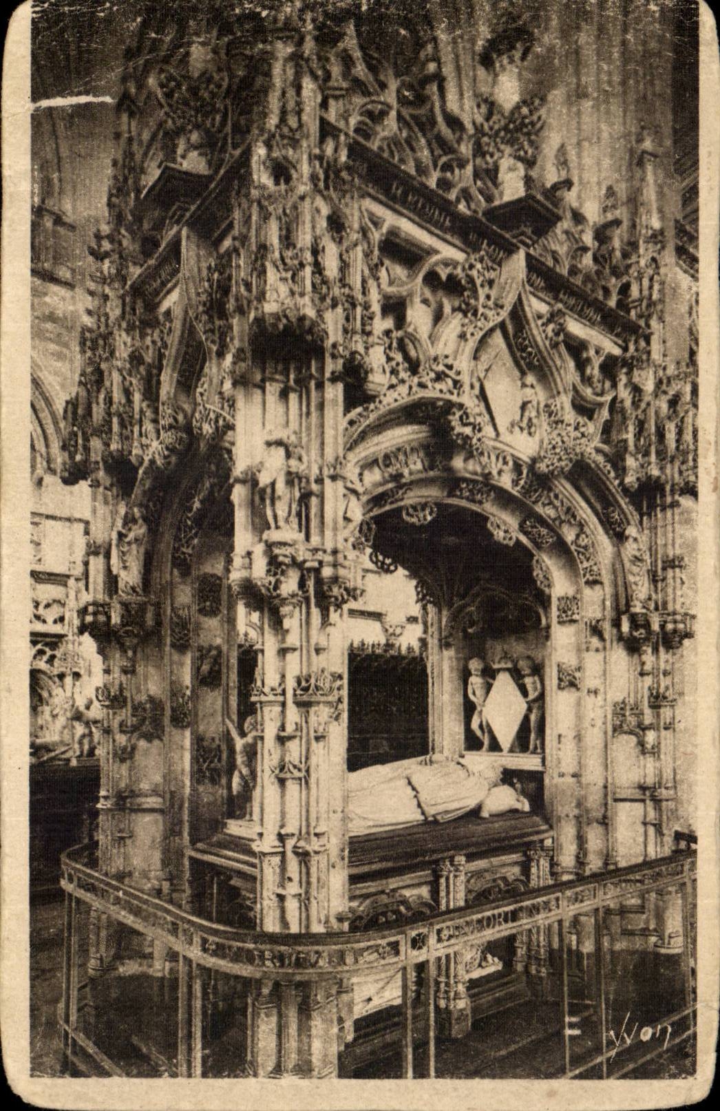 CPA Borough Church of Husks Mausoleum of Marguerite of Austria