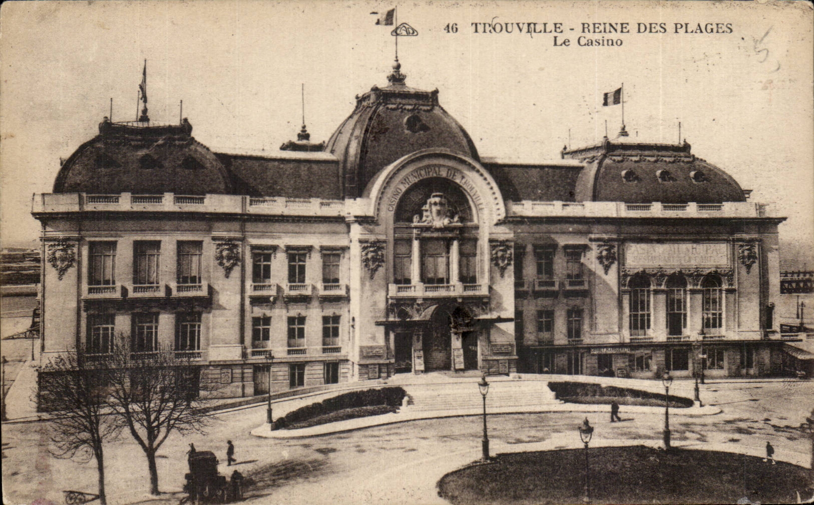 CPA Trouville Queen of the beaches the casino