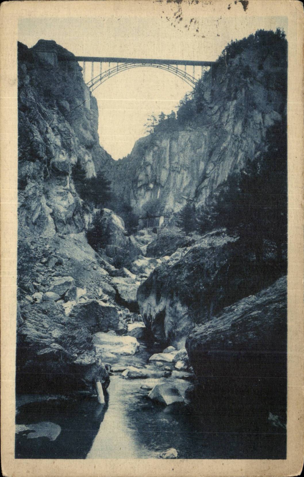Dauphine CPA Briançon die Baldy Brucke auf Cerveyrette