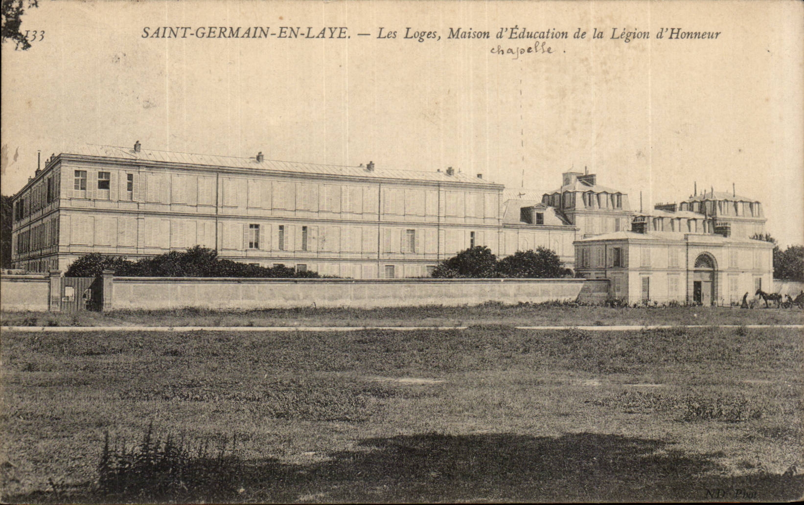 CPA Saint Germain im Bush-Hammer das Kabinen Haus der Ausbildung der Legion von Ehre