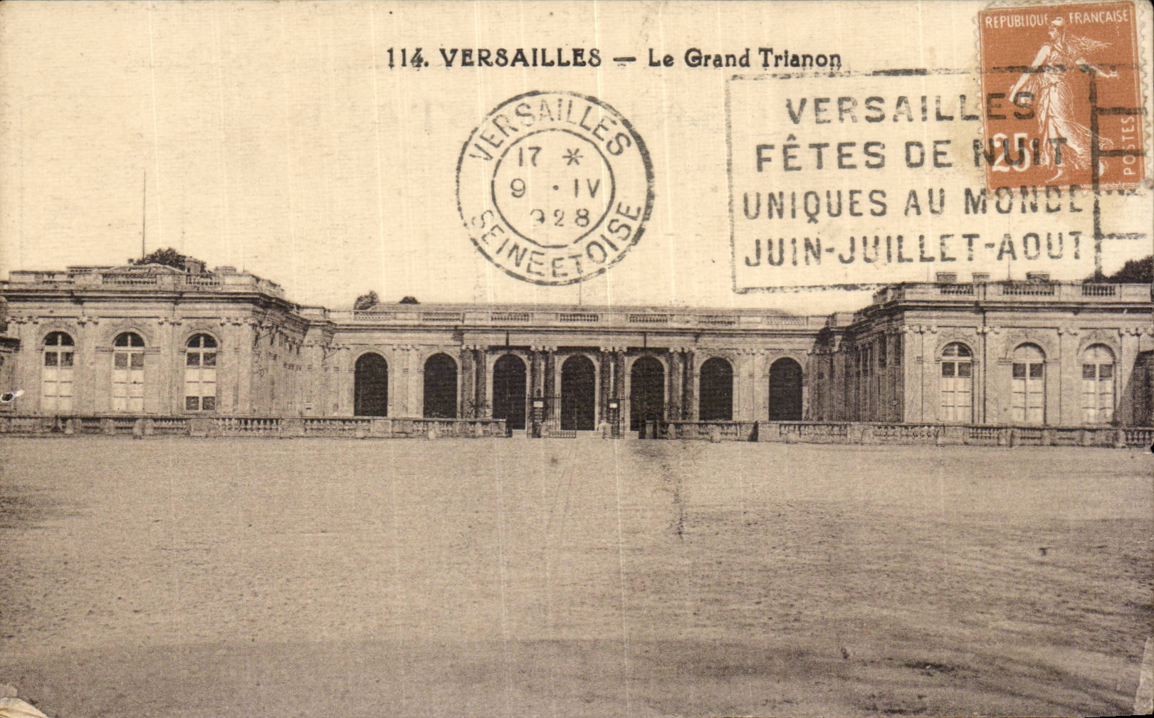 CPA Versailles large Trianon