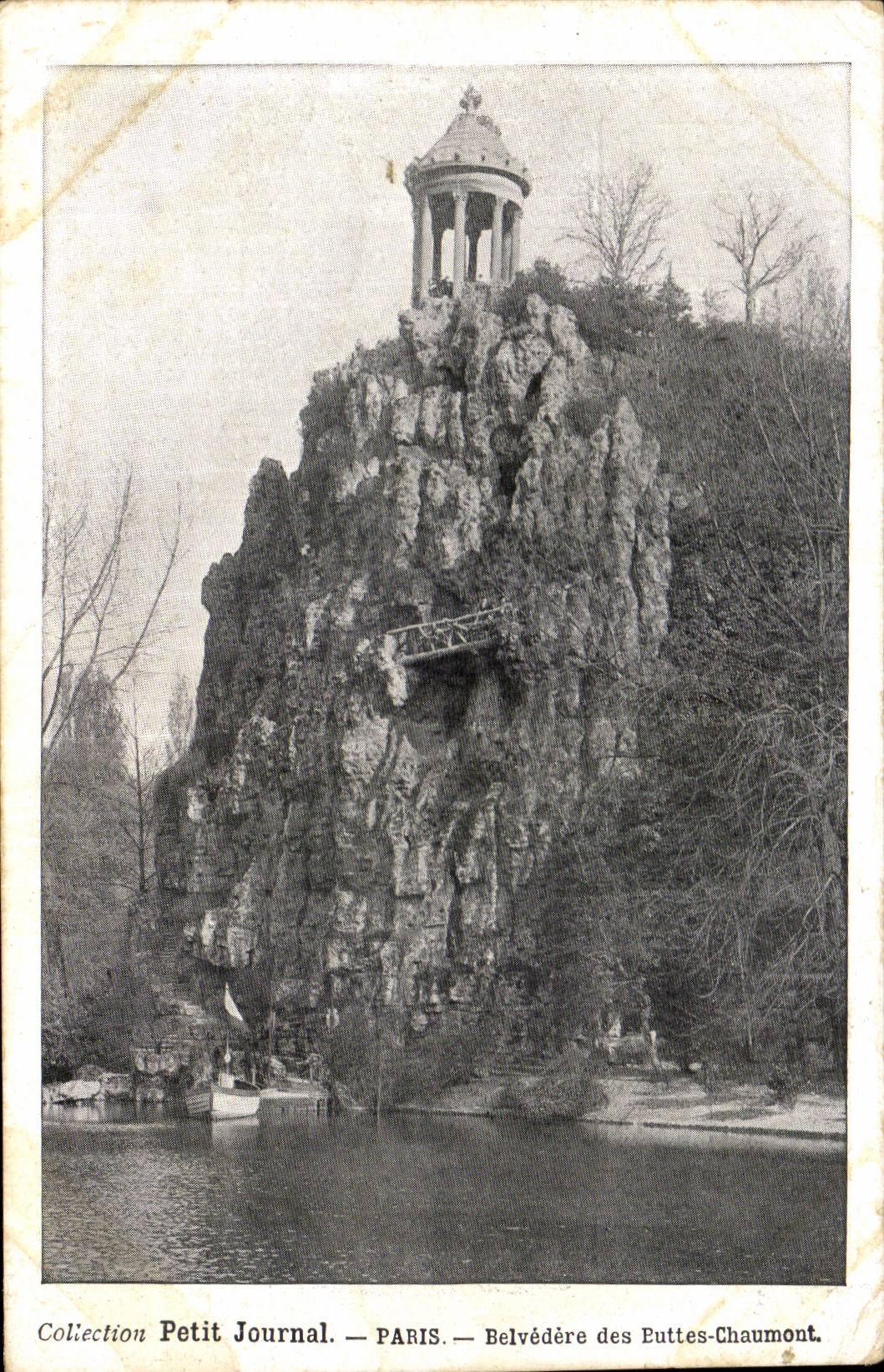 CPA Paris View-point of the Chaumont Hillocks