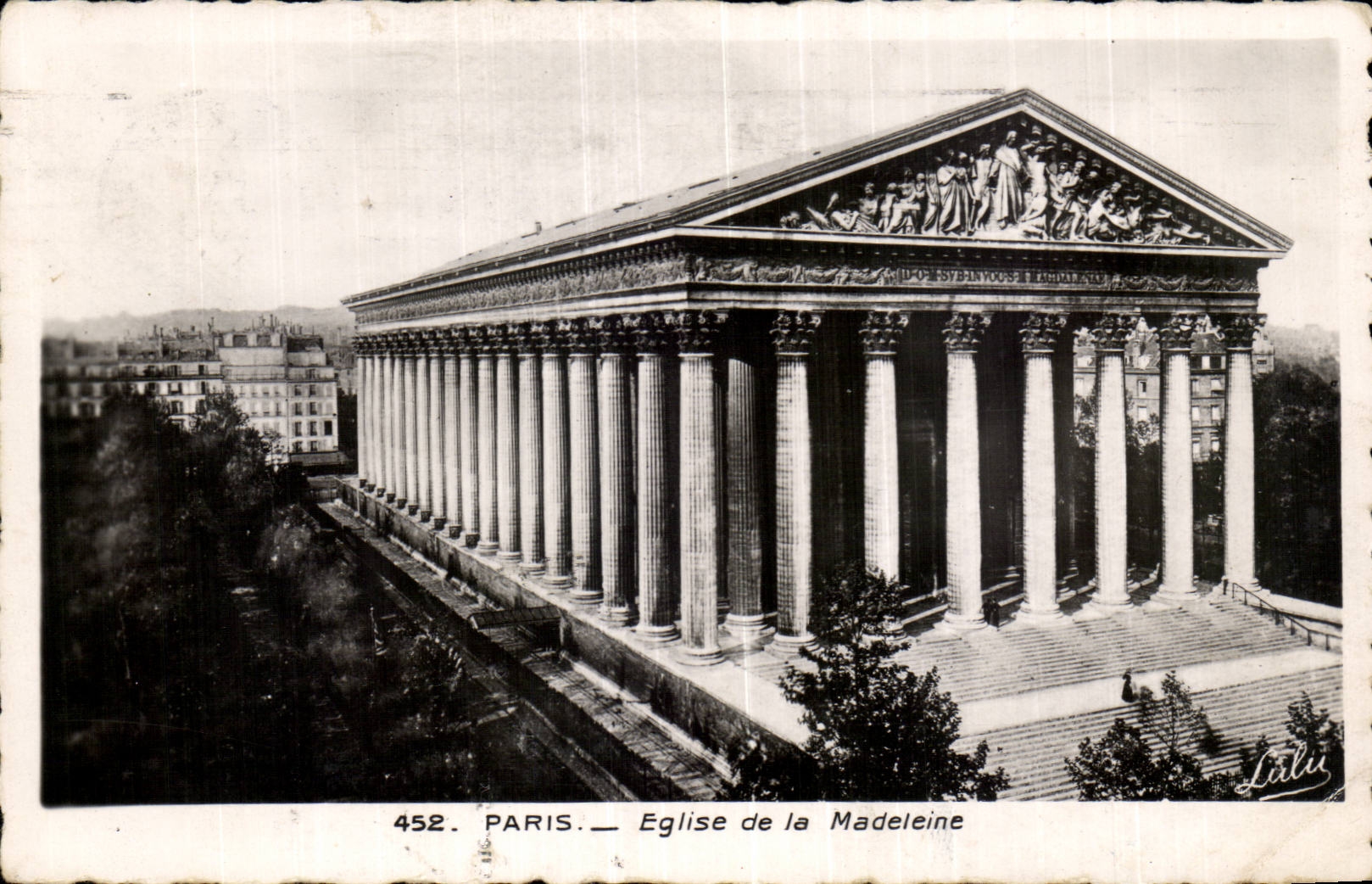 CPA Paris Church of the madeleine