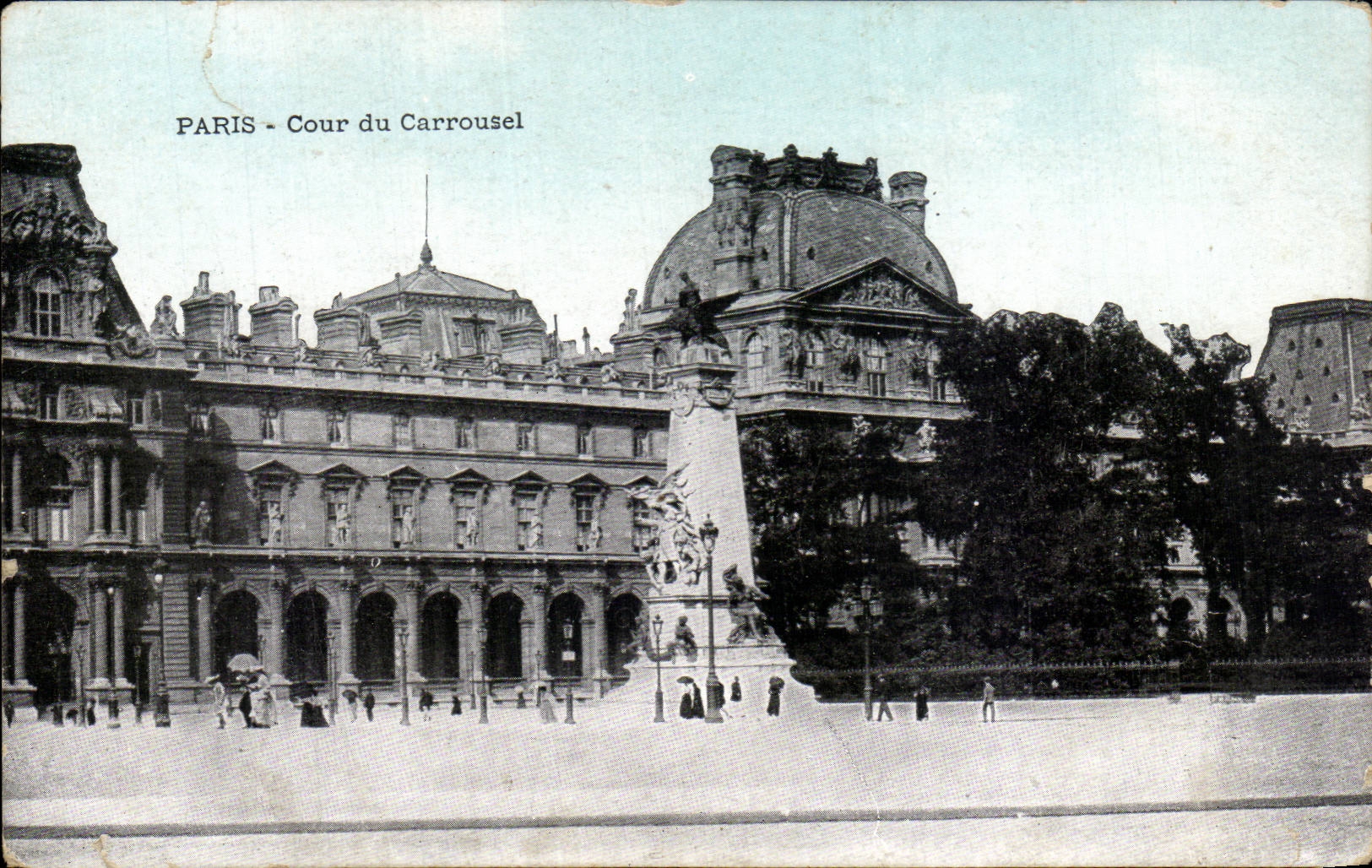 CPA Paris Cour du Carrousel