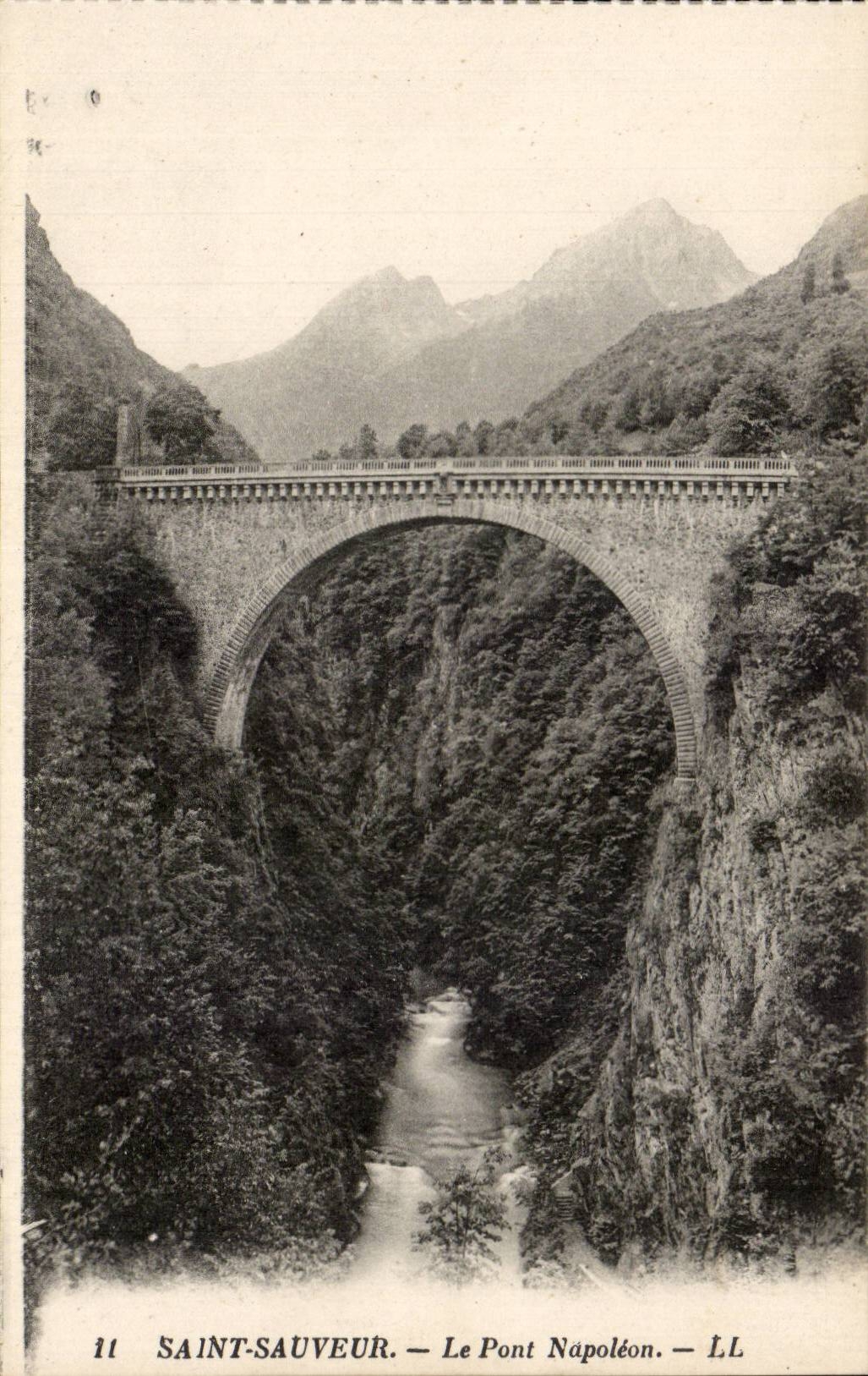 CPA Saint Saver the Napoleon bridge