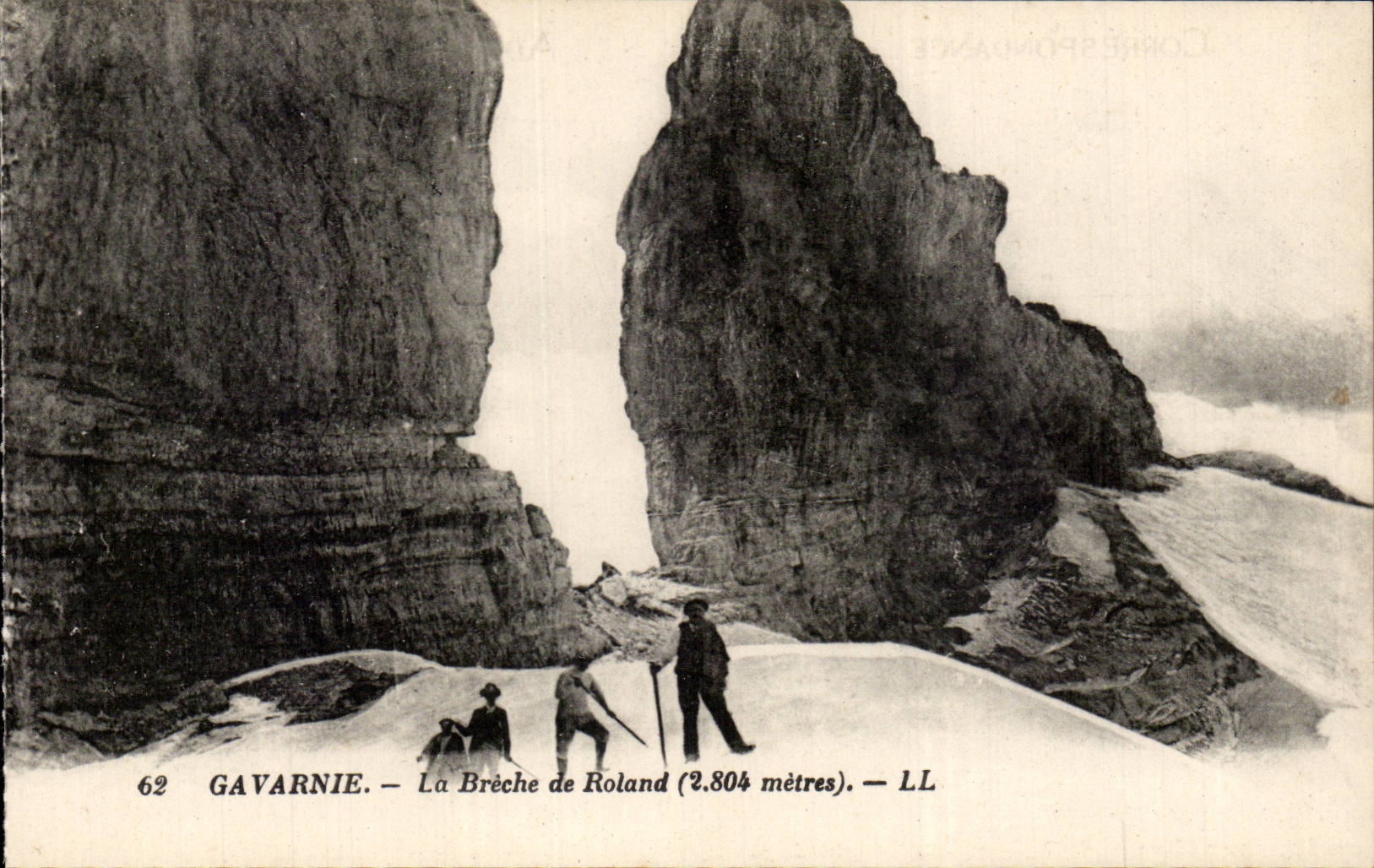 CPA Gavarnie the breach of Roland (2804m)