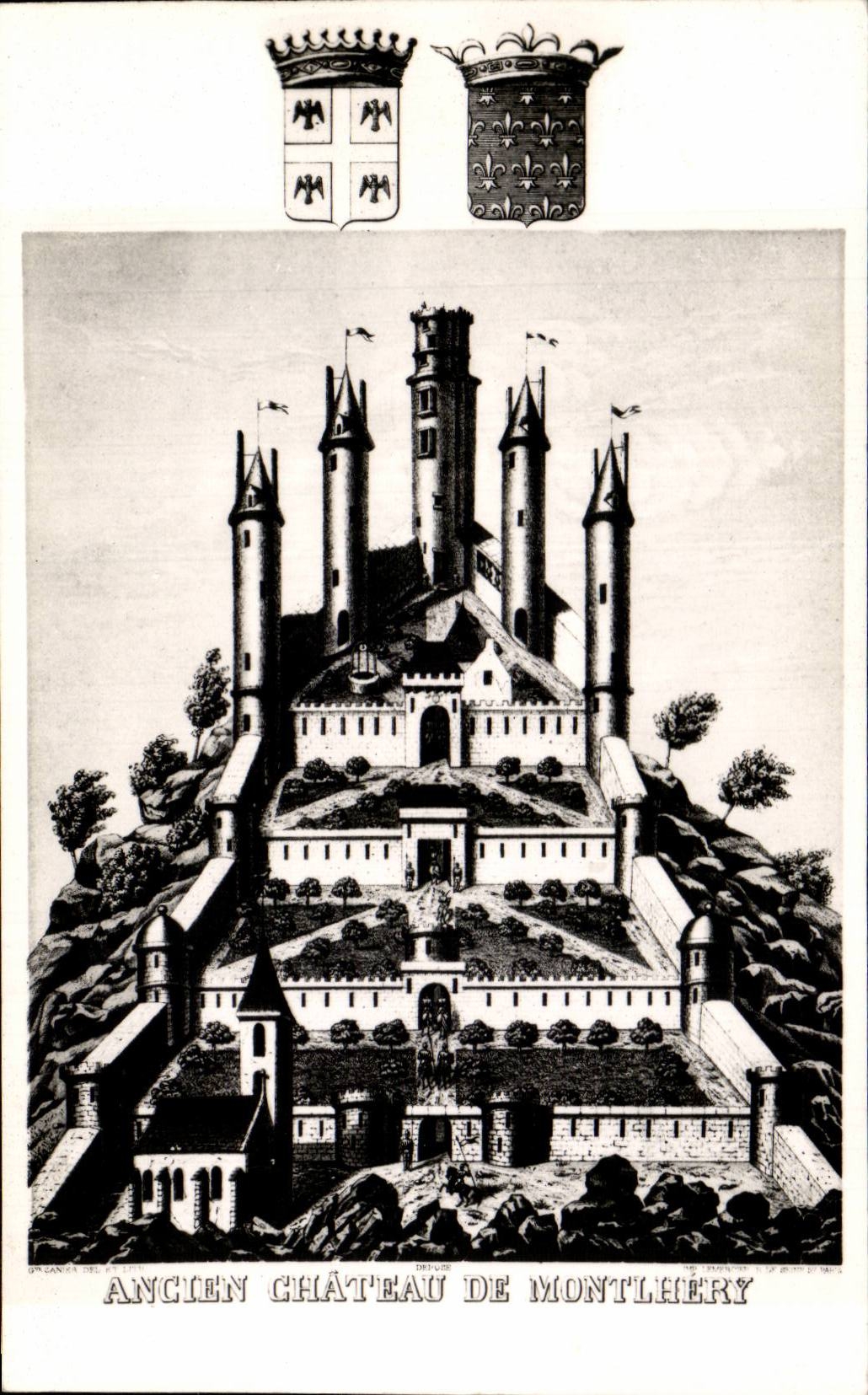 CPSM Old castle of Montlhery