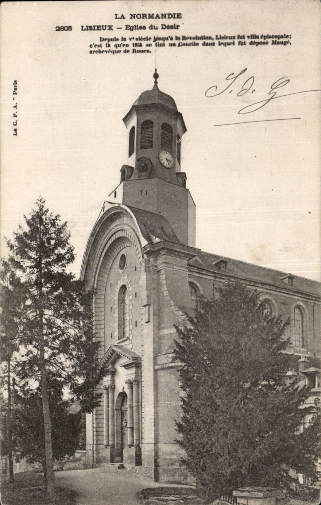 CPA Lisieux Kirche des Wunsches