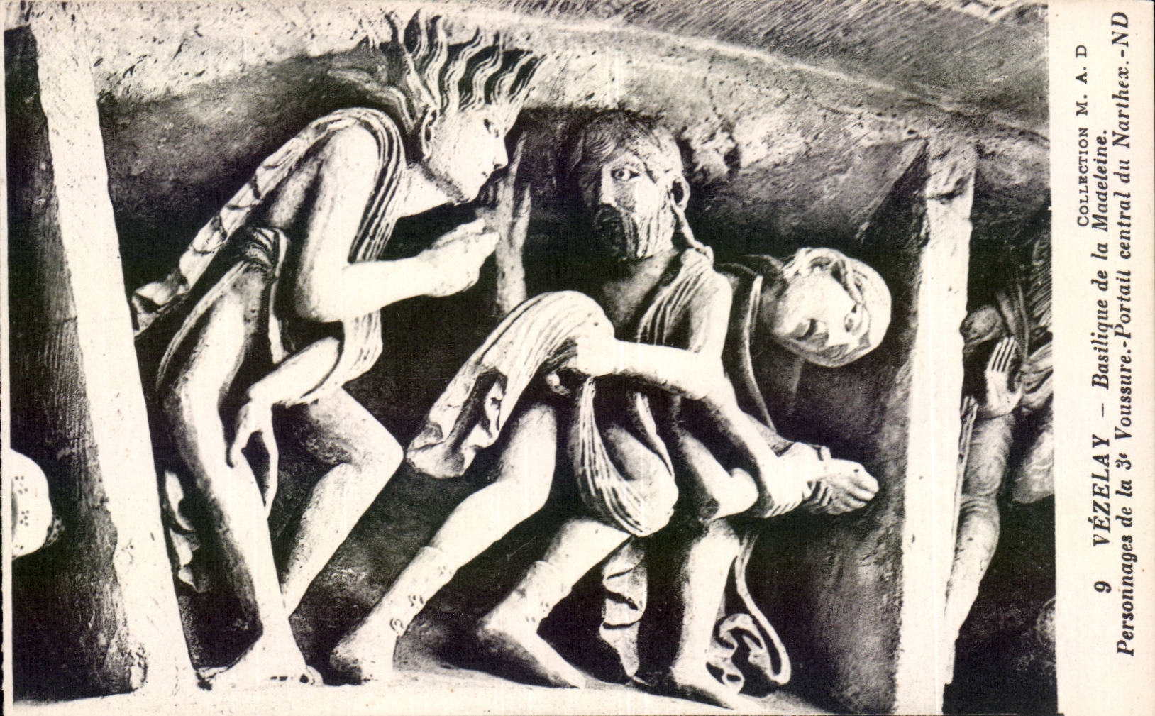 CPA Vezelay Basilica of the madeleine central central Gate of Narthex